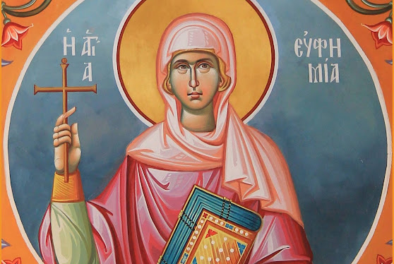 Η ΑΓΙΑ ΜΕΓΑΛΟΜΑΡΤΥΣ ΚΑΙ ΠΑΝΕΥΦΗΜΟΣ ΕΥΦΗΜΙΑ