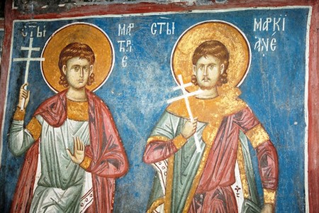 ΟΙ ΑΓΙΟΙ ΜΑΡΤΥΡΕΣ ΚΑΙ ΝΟΤΑΡΙΟΙ ΜΑΡΚΙΑΝΟΣ ΚΑΙ ΜΑΡΤΥΡΙΟΣ